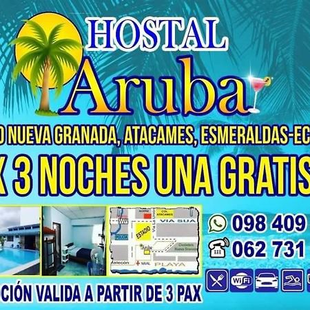 Hostal Aruba Atacames Eksteriør billede